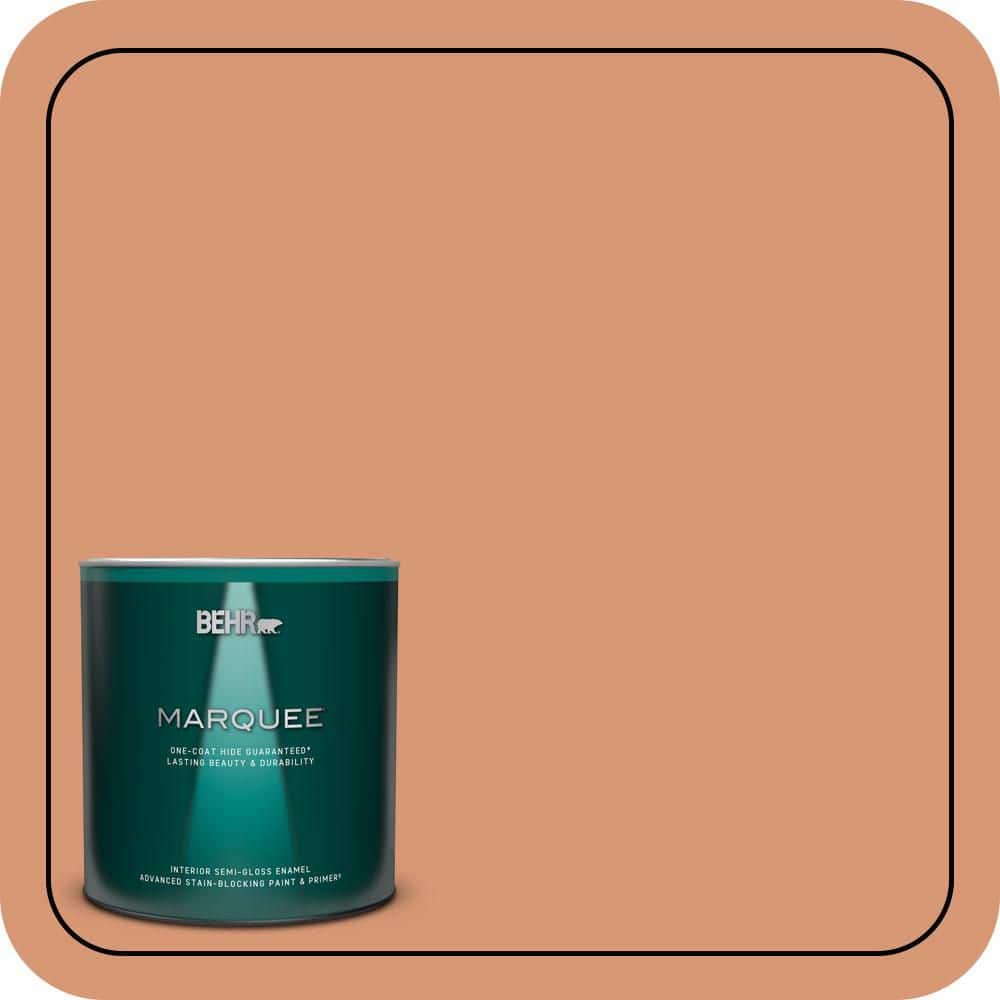 1 qt. #M210-5 Candied Yams Semi-Gloss Enamel Interior Paint & Primer price history on PriceWatchPro