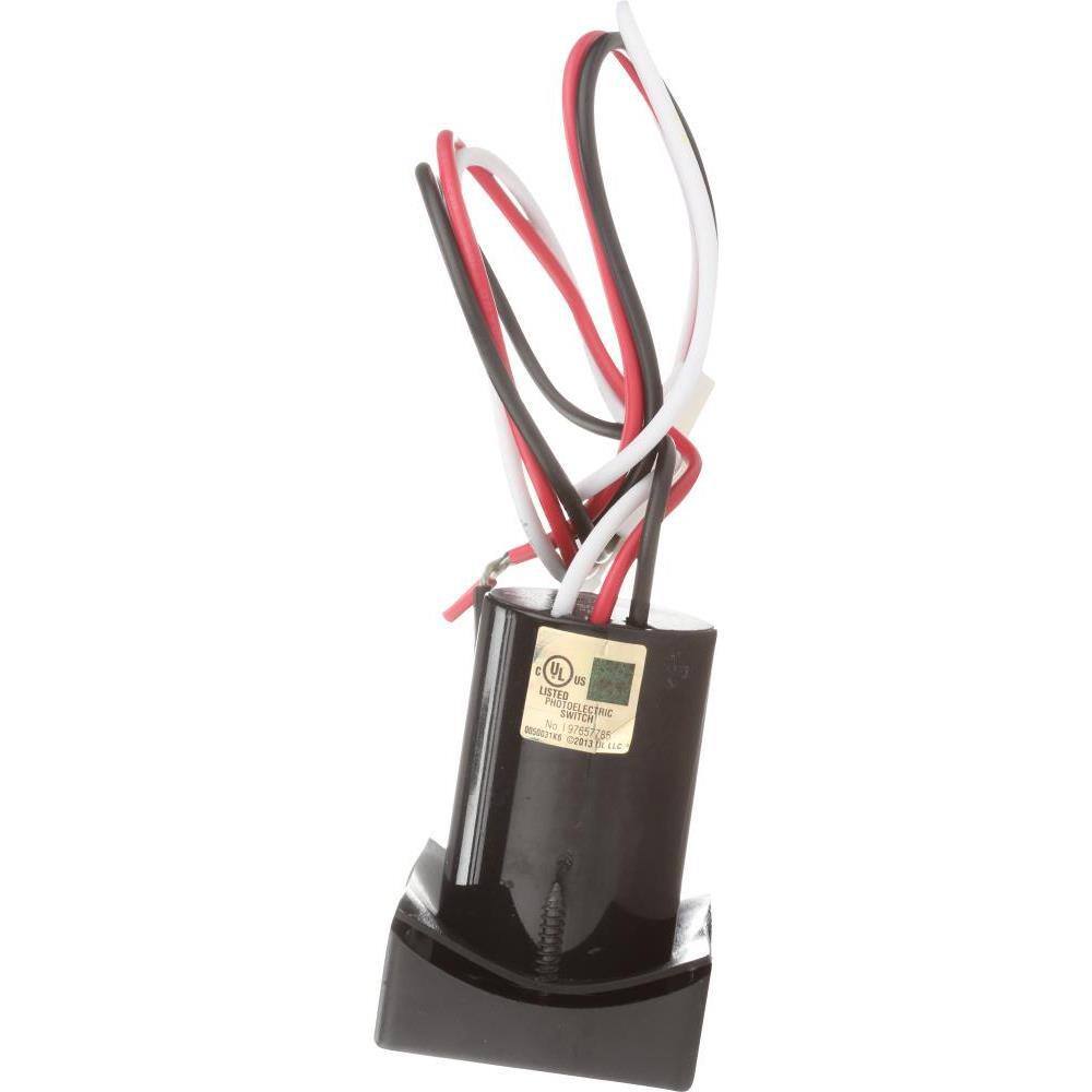 Westek Black Mini Post Eye Light Control with Metal Shade