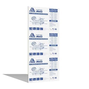 3/4 in. x 1.25 ft. x 4 ft. R-2.65 Polystyrene Panel Insulation Sheathing  (6-Pack) 150705 - The Home Depot