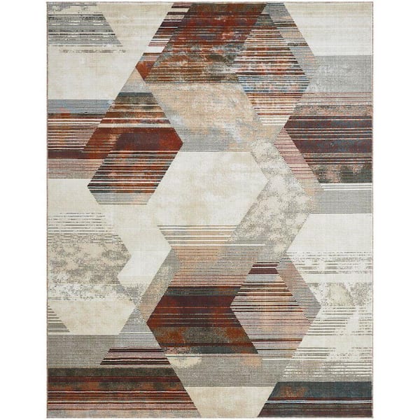 Haydan 2 ft. x 3  ft. Multi Western Area Rug