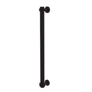 18 in. Center-to-Center Refrigerator Pull with Dotted Aents in Oil Rubbed Bronze