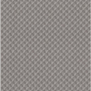 Exquisite - Academy - Gray 39.3 oz. Nylon Pattern Installed Carpet