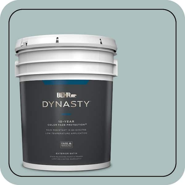 BEHR DYNASTY 5 gal. Home Decorators Collection #HDC-CL-15G Morning Parlor Satin Enamel Exterior Stain-Blocking Paint & Primer