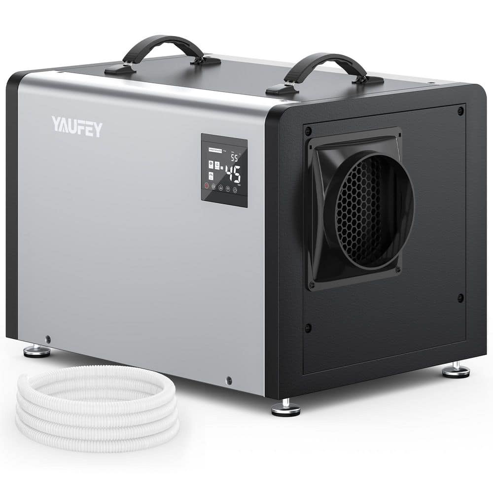 125 pt. 6,500 sq. ft. Commercial Crawl Space Dehumidifier with Drain Hose, Timer and Auto Restart for Basement in Gray price history on PriceWatchPro