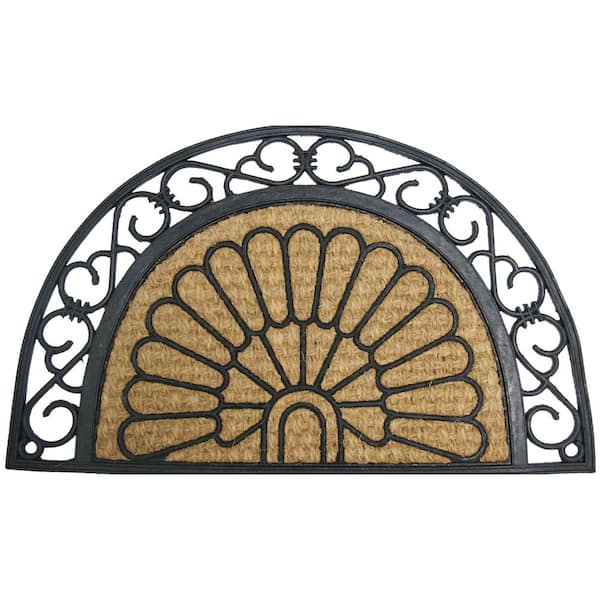 Tivoli Garden 18 in. x 30 in. Cast Iron Door Mat