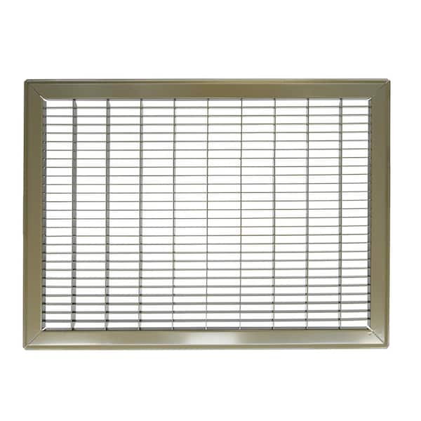 Venti Air 20 in. Wide x 14 in. High Rectangular Floor Return Air Grille of Steel for Duct Opening 20 in. W x 14 in. H