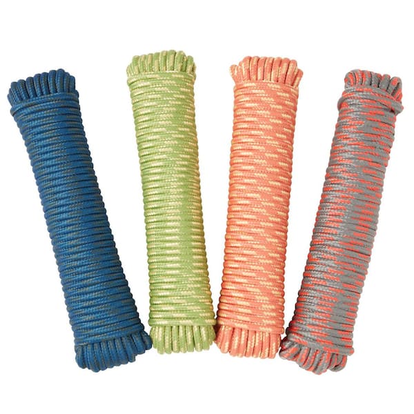 Everbilt 3/8 in. x 100 ft. Diamond Braid Polypropylene Rope (1 color per each order)