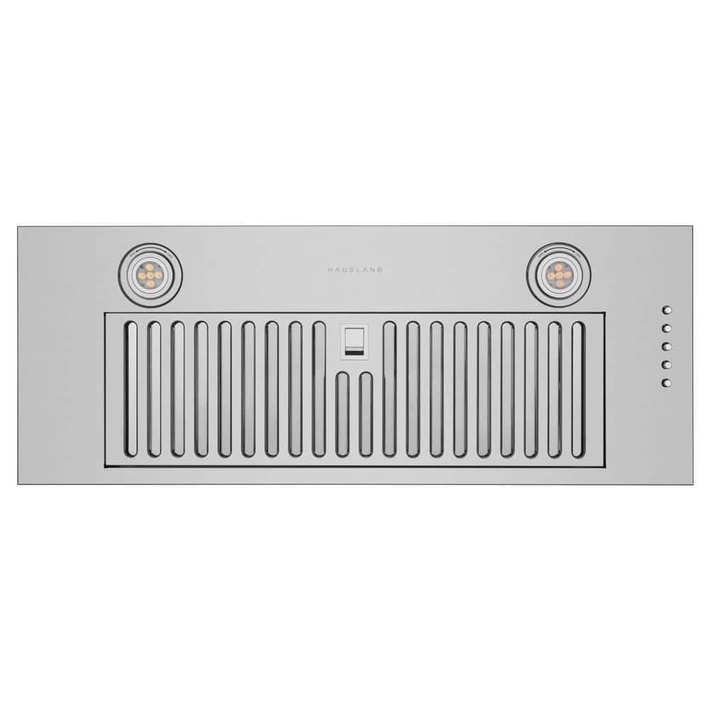 30 in. Convertible Insert Range Hood with Changeable LED Powerful Suction Baffle Filter in Stainless Steel