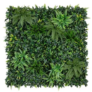 40 in. x 40 in. UV Resistant Andean Cloud Forest Artificial Living Wall Privacy Hedge Panel (Indoor/Outdoor)