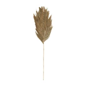 Litton Lane Pampas Natural Foliage with Long Stems (One Bundle) 043435 -  The Home Depot