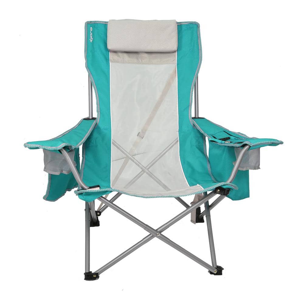 Kijaro Ionian Turquoise Beach Sling Chair 540781 The Home Depot