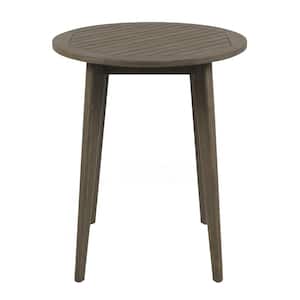 Stamford Gray Round Wood Outdoor Bistro Table
