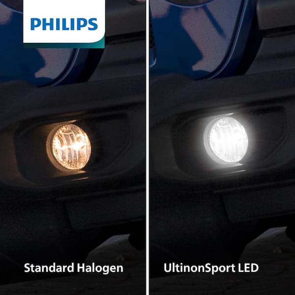  Philips UltinonSport 9005/9006 LED Bulb for Fog Light and  Powersports Headlights, 2 Pack : Automotive