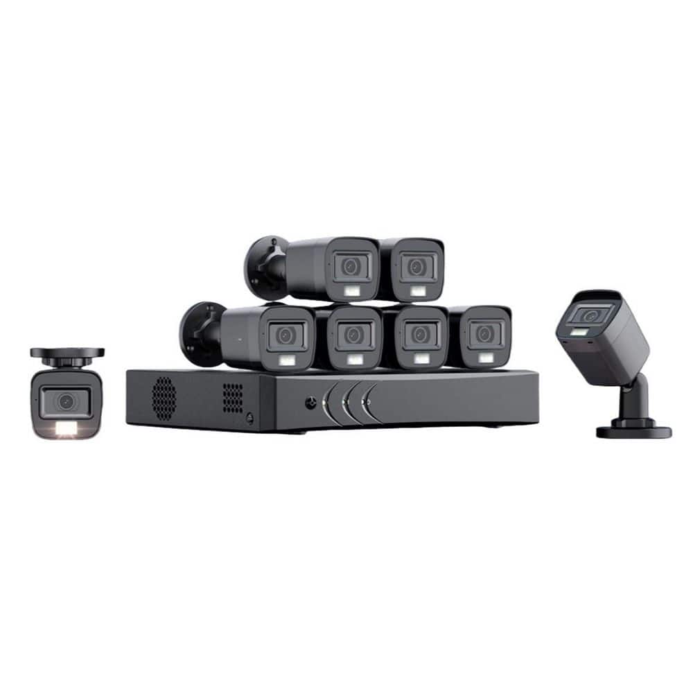 8-Channel 3K Lite Security Camera System w Human/Vehicle Detection, 8x2MP IP67 CCTV Cameras, 1TB HDD, Color Night Vision price history on PriceWatchPro