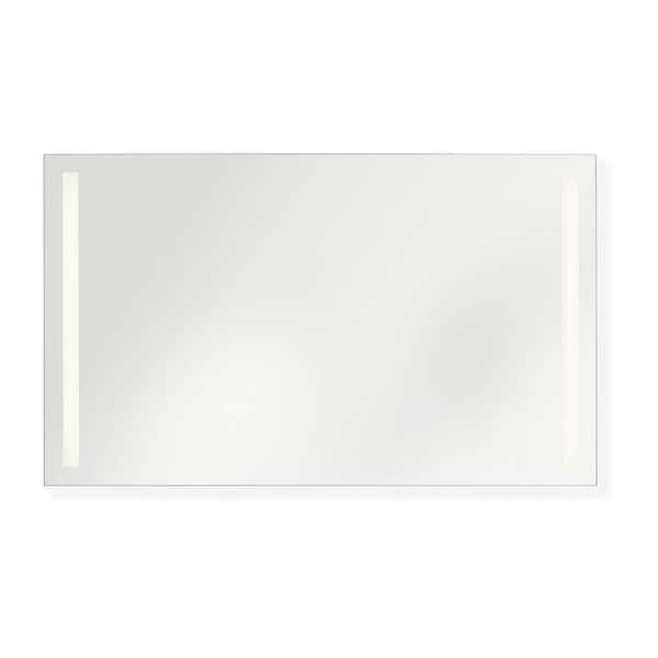Generation Lighting Lustro 60 in. x 30 in. Bright White Integrated LED Illuminated Dimmable Vanity Light Mirror