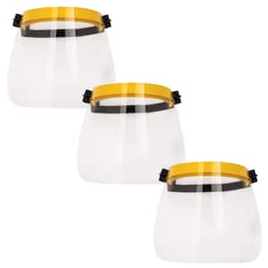 KAV Full Face Protector Shield Visor With Glasses Frame Splash Shield 1 Black Frame ~5056089523065 01c Mp