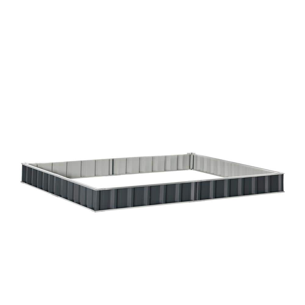 8.5 x 3 x 1 Raised Garden Bed, Steel Planter Box for Vegetables, Flowers