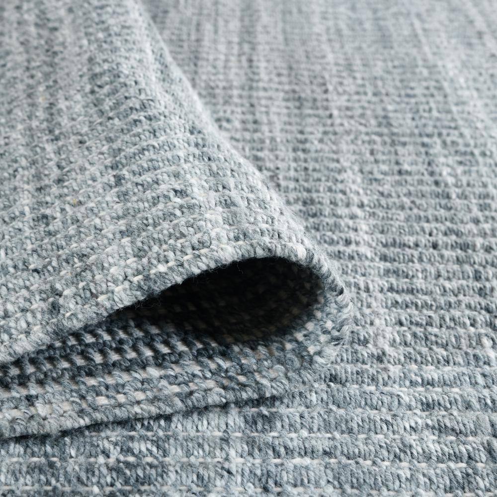Atlantic StripedMetallic Gray Hand-Woven (Outdoor) Area Rug