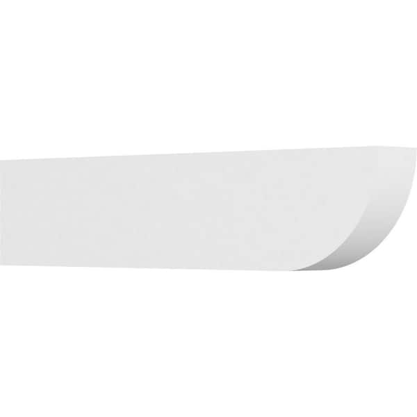 Ekena Millwork 4 in. x 8 in. x 36 in. Standard Durham Architectural Grade PVC Rafter Tail Brace