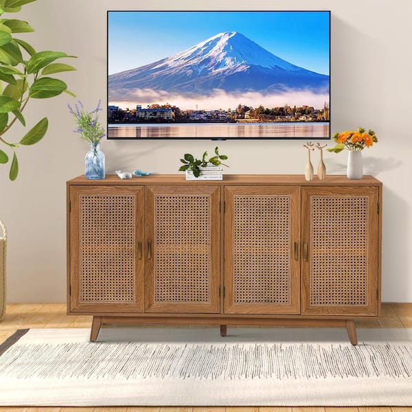 Mueble TV bajo dos puertas y tres cajones 160cm KRATOS - Tienda New Decor