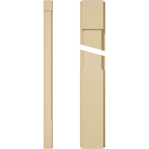Ekena Millwork 2 in. D x 5 in. W x 82 in. L Primed Polyurethane Pilaster 1- Pack