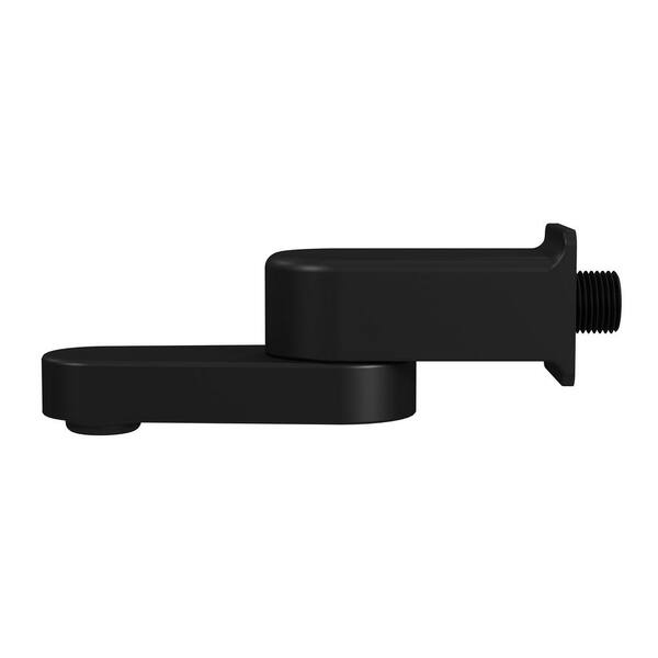 PULSE Showerspas Fold Away Diverter Tub Spout in Matte Black 3011