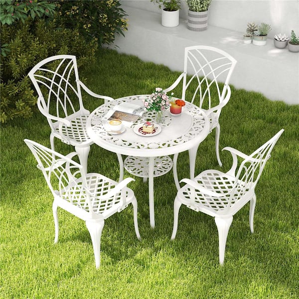 Costway 5-Piece Metal Patio Conversation Set