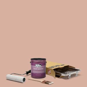 1 gal. #S180-3 Flowerpot Extra Durable Eggshell Enamel Interior Paint and 5-Piece Wooster Set All-in-One Project Kit