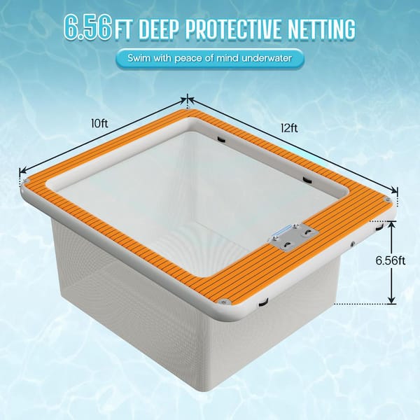 amerlife 12 ft. x 10 ft. Inflatable Sea Pool, Swimming Pool