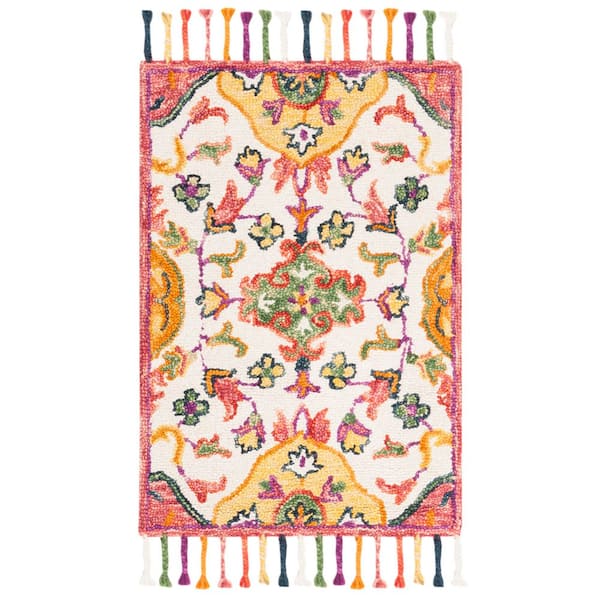 Blossom 2 x 3 Ivory/Multi Persian Area Rug