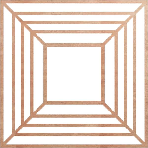 Ekena Millwork 0.25 in. x 40 in. x 40 in. Wood Medallion Moulding
