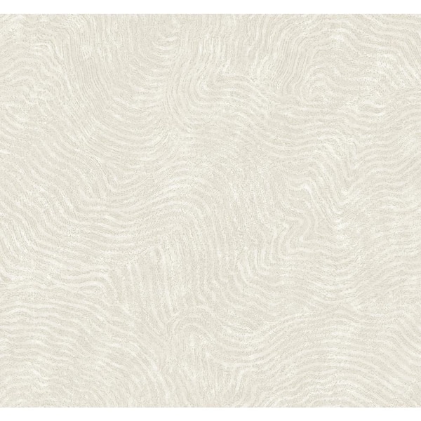 White Modern Wood Metallic Non-pasted Non-Woven Paper Wallpaper