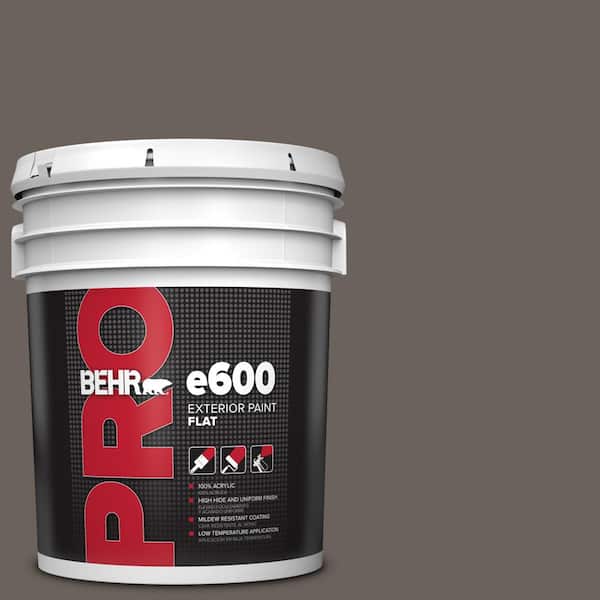 BEHR PRO 5 gal. #T11-8 Back Stage Flat Exterior Paint