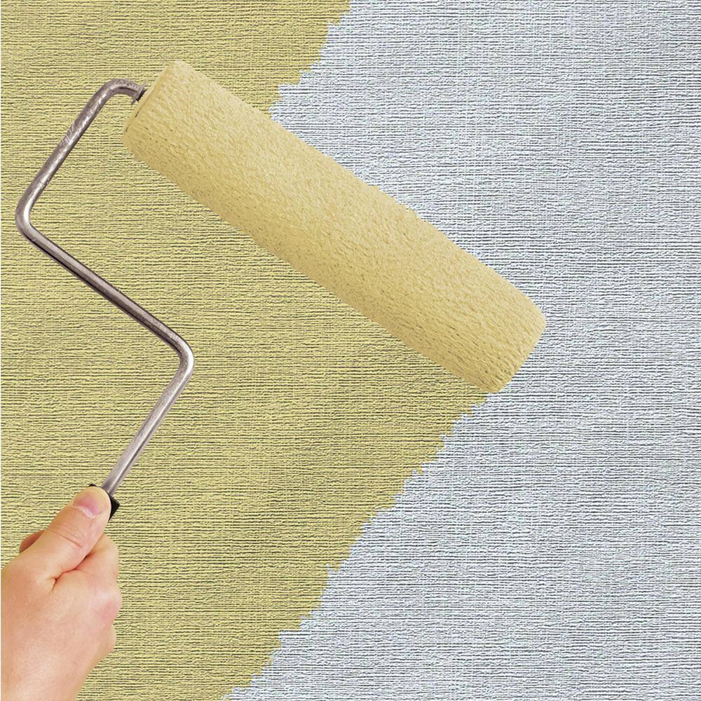 White Embossed Paintable 3D Wallpaper Roll