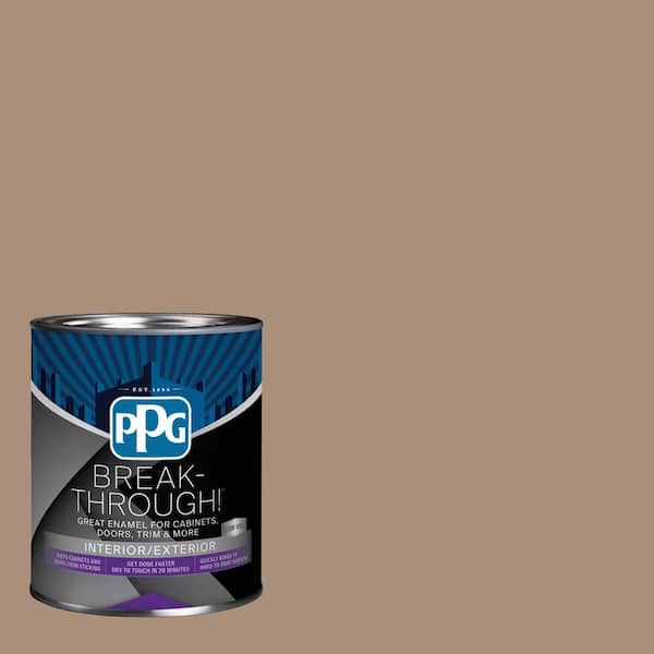 Break-Through! 1 qt. PPG1079-5 Cocoloco Satin Door, Trim & Cabinet Paint