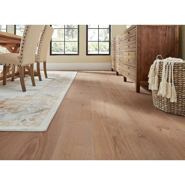 Pergo Defense+ Glen Canyon Oak 3/8 in. T x 7.5 in. W Click Lock W Brushed Engineered Hardwood Flooring (1104.3 sq.ft./pallet)