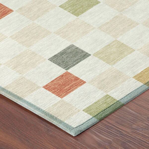 Chantille Machine Washable Indoor/Outdoor Abstract ACN2656 Ivory 3 ft. x 4 ft. Area Rug