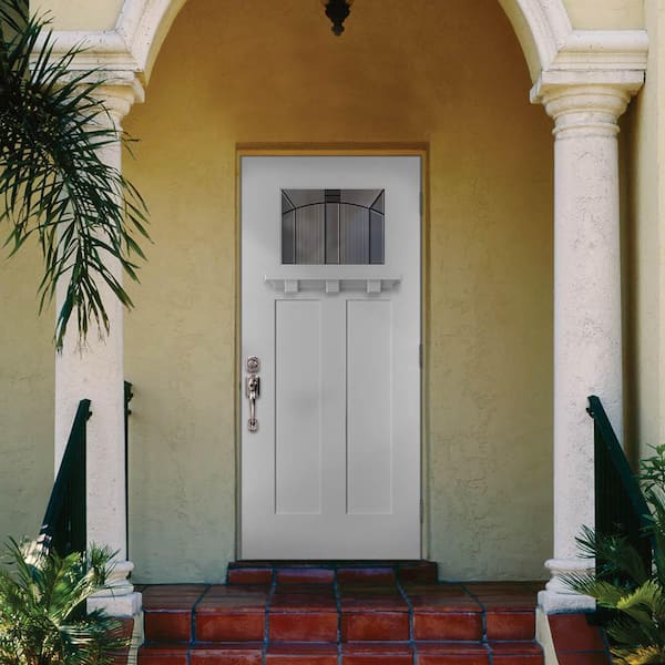 Masonite 36 in. x 80 in. Golden Gate Craftsman Right-Hand Outswing