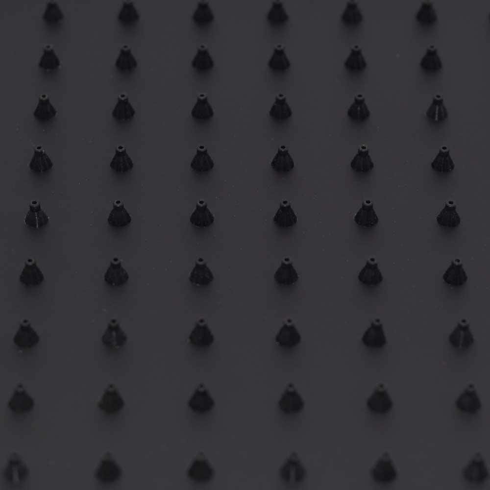 Large Matte Black Stainless Steel Square Rain Shower Head