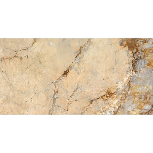 Dundee Deco Falkirk Moray 2/25 in. x 2 ft. x 1 ft. Peel  and Stick Gold Foam Decorative Wall Paneling (5-Pack)
