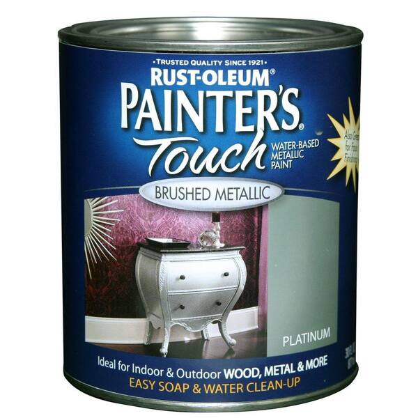Rust-Oleum Painter's Touch 32 oz. Ultra Cover Metallic Platinum General Purpose Paint (Case of 2)