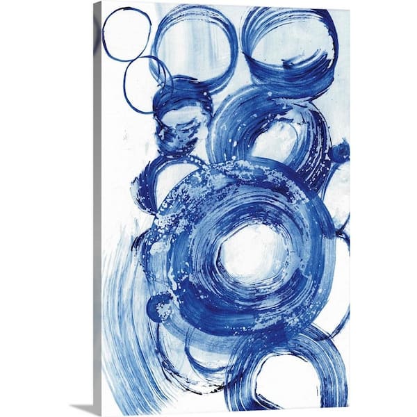GreatBigCanvas "Blue Circle Study II" by Jodi Fuchs Canvas Wall Art