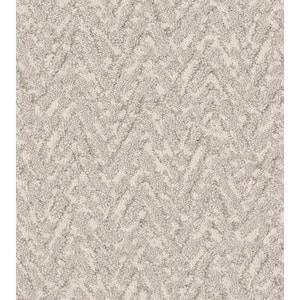 8 in. x 8 in.  Pattern Carpet Sample - Catskills - Color Hearth Stone