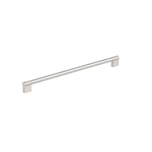 Avellino Collection 12 5/8 in. (320 mm) Brushed Nickel Modern Cabinet Bar Pull