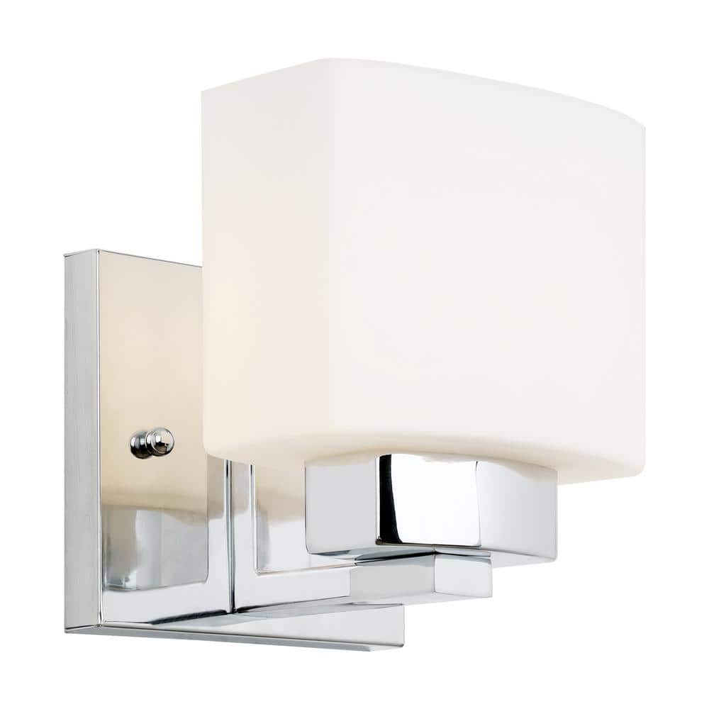 Dove Creek Wall Light in Polished Chrome, 1-Light