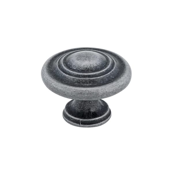 Richelieu Hardware Grenoble Collection 1-3/4 in. (44 mm) Pewter Traditional Cabinet Knob