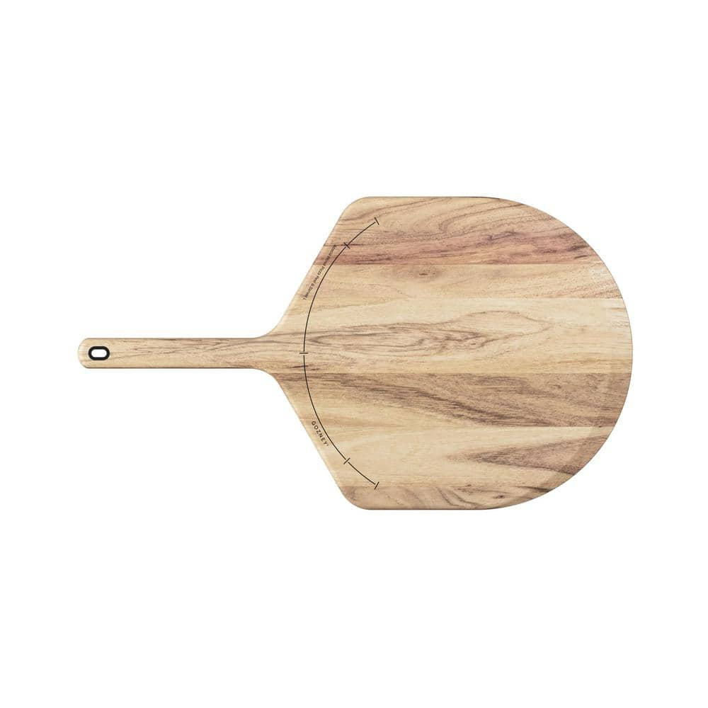 GOZNEY 14 in. Acacia Wood Pizza Peel and Server