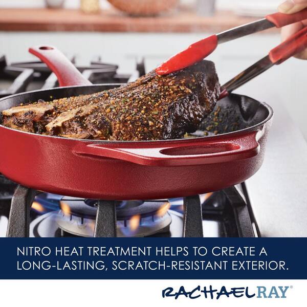 HOMBRE1  New Rachael Ray NITRO Cast Iron Cookware Solves Common Issues