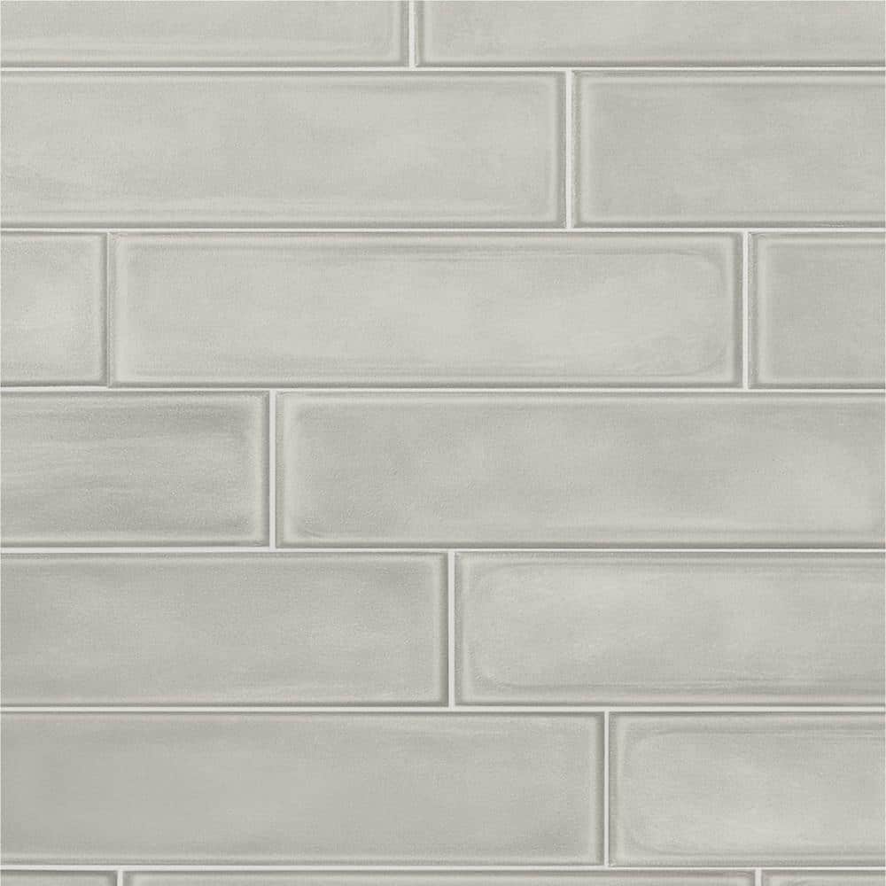 Stacy Garcia Gray Matte Porcelain Subway Wall Tile