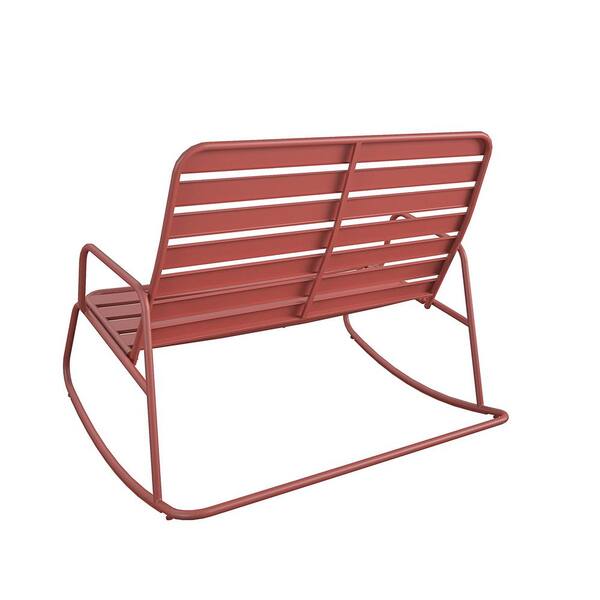 roberta outdoor rocker loveseat